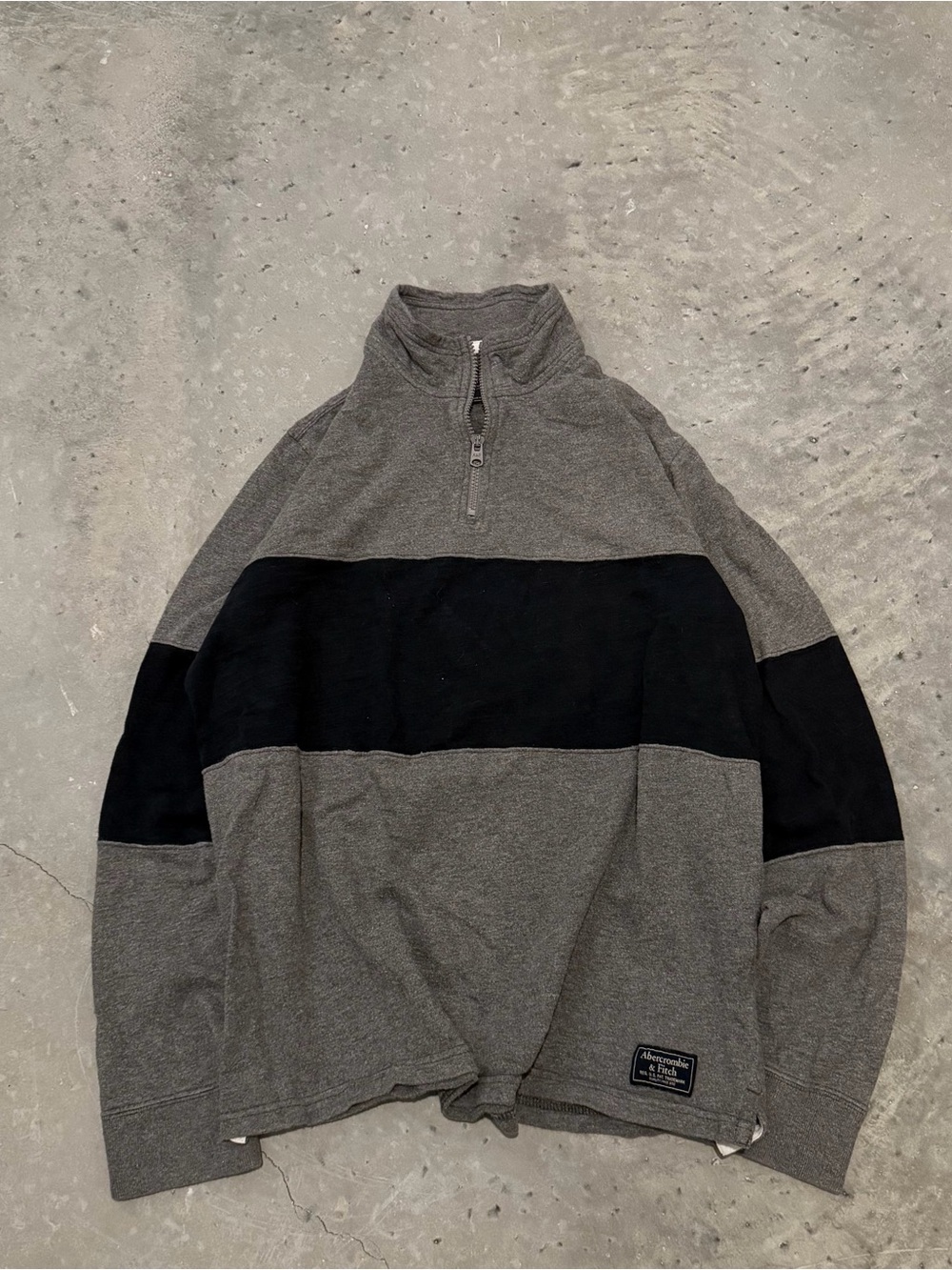 2000's Abercrombie & Fitch Quarter Zip Pullover Jumper